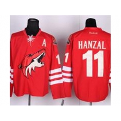 NHL Jerseys Phoenix Coyotes #11 HANZAL red Jersey