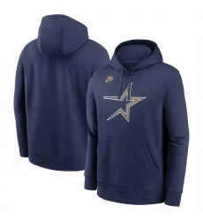Men Houston Astros Navy Cooperstown Collection Logo Club Pullover Hoodie Men Houston Astros Navy Cooperstown Collection Logo Club Pullover Hoodie