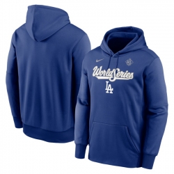 Men Los Angeles Dodgers Royal 2025 World Series Collection Therma Fleece Hoodie