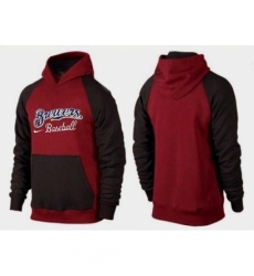 MLB Men Nike Milwaukee Brewers Pullover Hoodie RedBrown