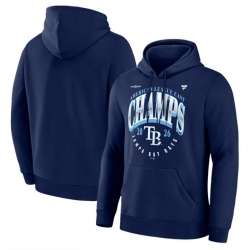 Men Tampa Bay Rays Navy 2026 AL East Division Champions Distressed Hoodie