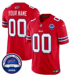 Men Buffalo Bills Active Player Custom Red F U S E 2026 Inaugural Season at Highmark Stadium Stitched Football Jersey Men Buffalo Bills Active Player Custom Red F U S E 2026 Inaugural Season at Highmark Stadium Stitched Football Jersey