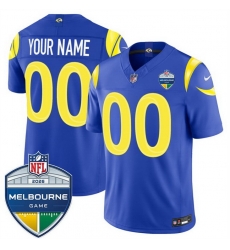 Men Los Angeles Rams Active Player Custom Royal 2026 F U S E Melbourne Game Patch Vapor Limited Stitched Football Jersey Men Los Angeles Rams Active Player Custom Royal 2026 F U S E Melbourne Game Patch Vapor Limited Stitched Football Jersey