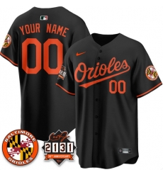 Men Baltimore Orioles Active Player Custom Black 30th Anniversary of 2131 Limited Stitched Baseball Jersey Men Baltimore Orioles Active Player Custom Black 30th Anniversary of 2131 Limited Stitched Baseball Jersey