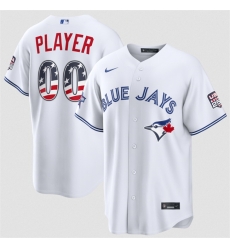 Men Toronto Blue Jays Active Player Custom White 2026 All Star Edition Stars   Stripes Stadium Pick A Player Stitched Baseball Jersey