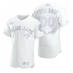 Toronto Blue Jays Custom Men Women youth 27 Nike Platinum MLB MVP Limited Player Edition Jersey 