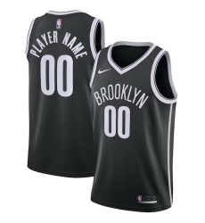 Men Women Youth Toddler BROOKLYN NETS Custom Nike NBA Stitched Jersey Black