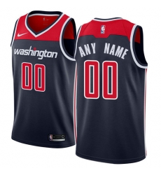 Men Women Youth Toddler Washington Wizards Nike Navy Swingman Custom Icon Edition Jersey