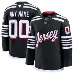Men Women Youth New Jersey Devils Fanatics Black Alternate Premium Custom Jersey