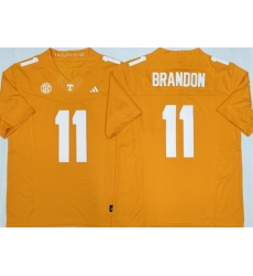 Men Tennessee Volunteers 11 Faizon Brandon Orange 2026 F U S E Stitched Jersey Men Tennessee Volunteers 11 Faizon Brandon Orange 2026 F U S E Stitched Jersey