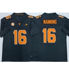 Men Tennessee Volunteers 16 Peyton Manning Black 2026 F U S E Stitched Jersey Men Tennessee Volunteers 16 Peyton Manning Black 2026 F U S E Stitched Jersey