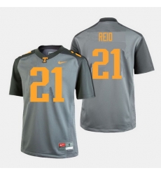 Men Tennessee Volunteers Shanon Reid College Football Gray Jersey