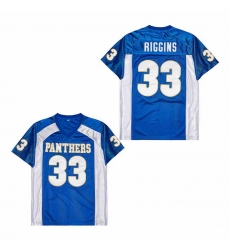 Men 33# FRIDAY NIGHT LIGHTS PANTHERS FOOTBALL JERSEY blue