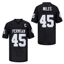 Men 45 MILES FOOTBALL JERSEY black