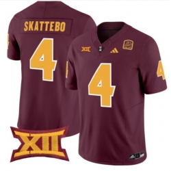 Men Arizona State Skattebo Red Stitched NCAA Jersey