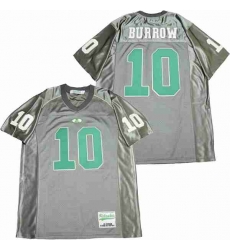 Men JOE BURROW 10 ATHENS HS FOOTBALL JERSEY grey