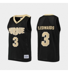 Men Purdue Boilermaker Carsen Edwards Alumni Black Basketball Jersey