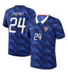Youth 24Rayan Cherki France Jersey 2 Youth 24Rayan Cherki France Jersey 2