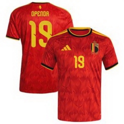 Men 19Lois Openda Belgium Jersey   1