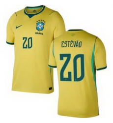 Men 20 Brazil National Team Estevao Willian 2026 Home Jersey 1 Men 20 Brazil National Team Estevao Willian 2026 Home Jersey 1