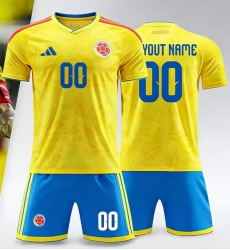 2026 FIFA World Cup Colombia Soccer Home Jersey Custome 2026 FIFA World Cup Colombia Soccer Home Jersey Custome