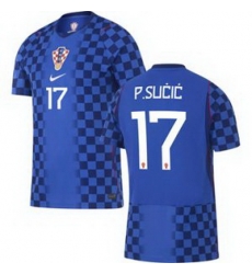 Men 17 Croatia Petar Sucic Away Replica World Cup 2 Men 17 Croatia Petar Sucic Away Replica World Cup 2