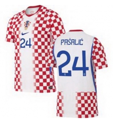 Men 24 Croatia Marco Pasalic Away Replica World Cup   1
