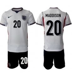 England FIFA World Cup 2026 White Soccer Jersey James Maddison #20
