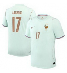Men 17Maxence Lacroix France Jersey 1 Men 17Maxence Lacroix France Jersey 1