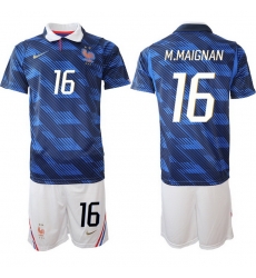 Men France 2026 FIFA World Cup Blue Soccer Jersey #16 Mike Maignan Men France 2026 FIFA World Cup Blue Soccer Jersey #16 Mike Maignan