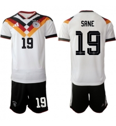 Germany 2026 FIFA World Cup Soccer Jersey White #19 SANE