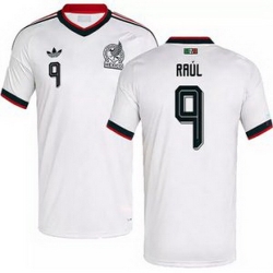 Men 9 Mexico Raul Jimenez 2026 Replica White Jersey 4