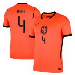 Men 4 Netherlands National Virgil van Dijk 2026 Away Stadium  1