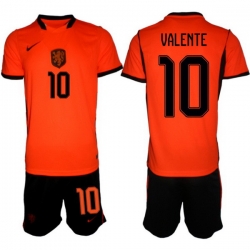 Men Netherlands 2026 Soccer Jerseys Orange #10 Luciano Valente