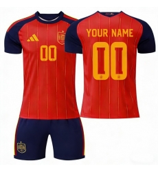 2026 FIFA World Cup Spain Soccer Home Jersey Custome 2026 FIFA World Cup Spain Soccer Home Jersey Custome