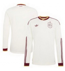 Men 0 Spain Blank World Cup 2026 Away Replica Jersey   2