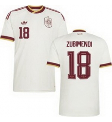 Men 18 Spain Martin Zubimendi World Cup 2026 Away Replica Jersey 2 Men 18 Spain Martin Zubimendi World Cup 2026 Away Replica Jersey 2