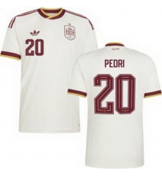 Men 20 Spain Pedri World Cup 2026 Away Replica Jersey   2