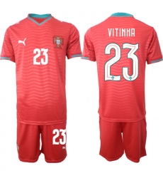 Portugal 2026 FIFA World Cup Soccer Jersey Red #23 VITINHA Portugal 2026 FIFA World Cup Soccer Jersey Red #23 VITINHA