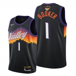 suns devin booker black 2021 nba finals bound city edition jersey