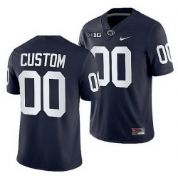 penn state nittany lions custom navy college football men jersey