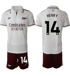Men Arsenal 2026 Soccer Jerseys White #14 HENRY Men Arsenal 2026 Soccer Jerseys White #14 HENRY