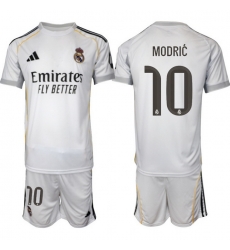 Men Real Madrid 2026 Soccer Jerseys White #10 MODRIC Men Real Madrid 2026 Soccer Jerseys White #10 MODRIC
