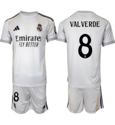 Men Real Madrid 2026 Soccer Jerseys White #8 VALVERDE (2) Men Real Madrid 2026 Soccer Jerseys White #8 VALVERDE (2)