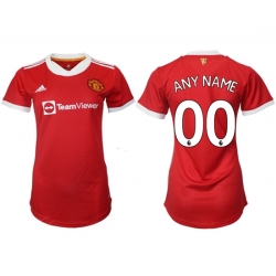 Women Manchester United Soccer Jerseys 001 Customized