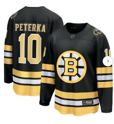 Men Boston Peterka 10 Black Home Jersey Fanatics Brand