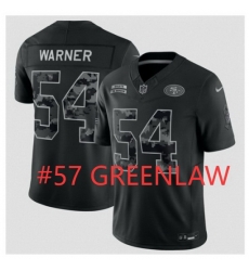 Men San Francisco 49ers 57 Dre GREENLAW Black F U S E 2026 Salute to Service Limited Stitched Football Jersey
