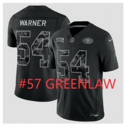 Men San Francisco 49ers 57 Dre GREENLAW Black F U S E 2026 Salute to Service Limited Stitched Football Jersey
