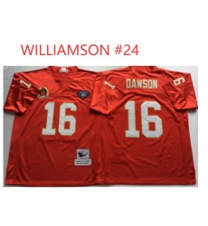 WILLIAMSON #2 Chiefs M&N Throwback Stitched Jersey WILLIAMSON #2 Chiefs M&N Throwback Stitched Jersey
