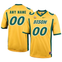 North Dakota State Customized Jersey Yellow